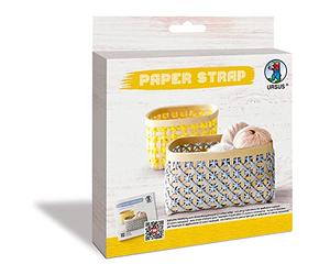 Ursus 74520003 - Kamihimo Paper Strap Trenzada Resistente, Aprox. 15 mm x 15 m de Cinta Amarilla de Papel para trenzar, Manualidades de Japón, Color Buntpapierfabrik Ludwig Bähr GmbH & Co.KG