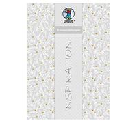 Ursus 77714602F - Papel Transparente para Bodas, 25 Hojas, 115 g/m², DIN A4, Impreso por una Cara y Acabado en láminas, Color Dorado