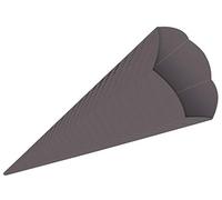 Ursus 9840082 - Bolsa Escolar 3D (6 Cuadrados, Altura 68 cm, diámetro 20 cm, 5 Unidades), Color Gris Oscuro