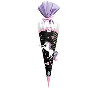 Ursus 9870016 Easy Line Unicorn - Juego de Manualidades (6 Cuadrados, cartón 3D precortado de 260 g/m², 68 cm de diámetro, 20 cm de diámetro, para Manualidades de una Bolsa Escolar Individual