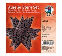 Ursus Aurelio Estrella, Estampado de Hojas, 10 x 10 cm