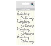 Ursus- Burbuja Pegatinas de diseño de invitación, 8 Unidades, geométrico, Color (Buntpapierfabrik Ludwig Bähr GmbH & Co. KG 75070048)