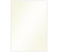 Ursus Cartulina Struktura Pearl 1 Crema con Textura de Lino y Efecto Perla, 220 g/m², DIN A4, 25 Hojas de Papel de Colores para Manualidades, Apto para impresoras de inyección de Tinta y láser, Beige