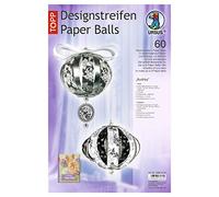 Ursus Diseño Tiras Paper Balls Audrey, 60 y Accesorios para 8 Bolas Decorativas
