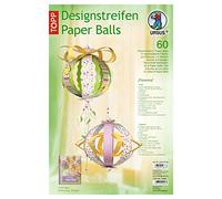Ursus Florence - Set para el montaje de 8 bolas de papel para decoración, diámetro 10 cm, color verde