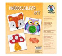 Ursus- Juego de 6 cuadros de nudos con diseño de otoño, Color carbón (Buntpapierfabrik Ludwig Bähr GmbH & Co. KG 21290003) , color/modelo surtido