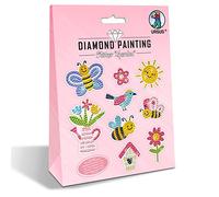 Ursus Ludwig Bähr 43500010-Diamond Painting Sticker Garden, 2 Hojas Accesorios para Crear Pegatinas con Brillantes Diamantes, Acrílico, Multicolor, One Size