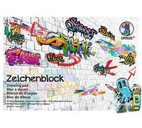 Ursus-Street Art-Bloc de Dibujo (120 g/m², DIN A4, 30 Hojas), Color Blanco (Buntpapierfabrik Ludwig Bähr GmbH & Co. KG 4864600)
