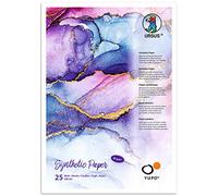 Ursus Yupo-Papel de 85 g, DIN A4, 25 Hojas, sintética, Superficie Lisa, desgarro y al Agua, Resistente a los Rayos UV, Extremadamente Duradero, 100% reciclable, Multiusos, Polipropileno (PP), Blanco