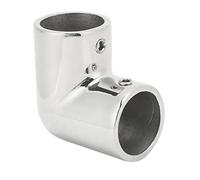 URSXODAWQ Barandilla de Barco de 2 vías, Conector de Tubo en Codo de ángulo Recto de Acero Inoxidable para Uso Marino, Accesorio de barandilla de Barco de 90 Grados con Pulido Fino para una (25MM)
