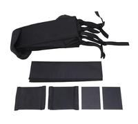 URSXODAWQ Cesta de Almacenamiento Frontal Interior del Carrito, Bandeja organizadora Plegable Universal, Tela Oxford 1680D con Tablero de Soporte de PE, múltiples Compartimentos Que