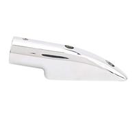 URSXODAWQ Stainless Steel Boat Rail End Tubing, Marine Rail Fitting for Handrail, Mirror Polished 316 Stainless Steel Cover with Clear Anodized Finish, Corrosion - Resistant Rust - Proof Rai