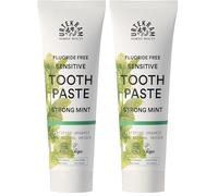 Urtekram Bio9 Toothpaste Organic, Strong Peppermint, 75 ml (Paquete de 2)