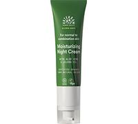Urtekram Crema de Noche Wild Lemongrass, Piel Normal o Mixta 50 ml | COSMOS ORGANIC certificado por Ecocert Greenlife; Con aloe vera, aceite de almendra y jojoba; hidratación