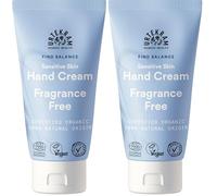 Urtekram Crema para las manos - Sin Fragancia, Find Balance, Sensible, 75 ml, vegano, orgánico (Paquete de 2)