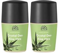 Urtekram Desodorante Natural Crema Cristal Aloe Vera - 50 ml - Con Sales Minerales - Aroma Fresco a Naranja - Sin Alcohol ni Aluminio - Cosmética Natural Certificada - Vegano (Paquete de 2)