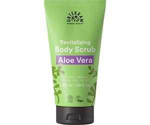 Urtekram Exfoliante Corporal de Aloe Vera BIO, con “efecto de gel a leche”, 150 ml