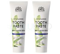 Urtekram Pasta de dientes menta y aloe vera con protección de flúor, 75 ml