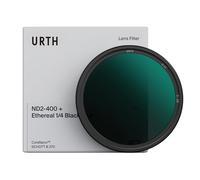 Urth 49 mm Filtro Variable ND2-400 + Difusor Etéreo Black Mist ¼ (Plus) - Nano-Recubrimiento de 20 Capas, Filtro para Objetivos con Polarización Mejorada y Efecto Difuso Cinematográfico