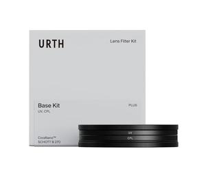 Urth 55 mm Kit de Filtros UV + Polarizador Circular (CPL) para Objetivo (Plus) 2 en 1 - Vidrio óptico HD con Nano-Recubrimiento de 30 Capas, filtros para cámara con 2 Tapas