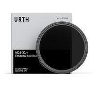 Urth 67mm Filtro ND Variable ND2-32 + Difusión Black Mist ¼ Etéreo (Pro) - Filtros Profesionales avanzados con Nano-Revestimiento Multicapa para una polarización Mejorada y Efecto de cinematográfica