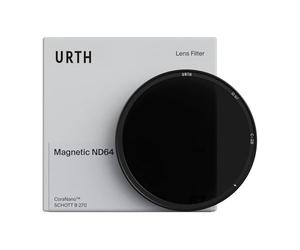 Urth 77mm Filtro Magnético ND64 (6 Pasos) (Plus) - 20 Capas Nano, Perfil Ultra Delgado, Densidad Neutra, Control de exposición para Objetivos
