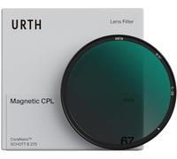 Urth Filtro Polarizador Circular Magnético (CPL) 72mm (Pro) - Sistema Magnetic-Lock Profesional con Recubrimiento Nano Multi-Coated avanzado para polarización en Lentes de cámara