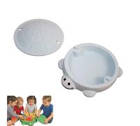 urtle Sandbox with Cover & 8PCS Sand Toys, Sand Box for Kids Outdoor Play Equipment, Sensory Box Sand Pit for Backyard/Beach (#6)