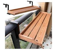 URUCHF Mesa Balcon Colgante Escritorio Colgante para Exterior E Interior, Ideal para Patios, Terrazas Y Porches. Mesa De Bar con Barandilla Universal para Balcón(L 120 CM/47 IN)