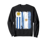 Uruguay Argentina Media Bandera Raíces Argentinas Uruguayas Sudadera