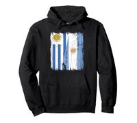 Uruguay Argentina Media Bandera Raíces Argentinas Uruguayas Sudadera con Capucha