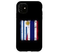 Uruguay Tailandia Media Bandera Raíces Uruguayas Tailandesas Carcasa para iPhone 11