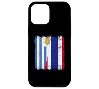 Uruguay Tailandia Media Bandera Raíces Uruguayas Tailandesas Carcasa para iPhone 12 Pro MAX