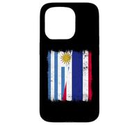 Uruguay Tailandia Media Bandera Raíces Uruguayas Tailandesas Carcasa para iPhone 15 Pro