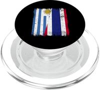 Uruguay Tailandia Media Bandera Raíces Uruguayas Tailandesas PopSockets PopGrip para MagSafe