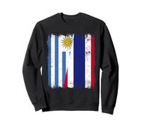 Uruguay Tailandia Media Bandera Raíces Uruguayas Tailandesas Sudadera