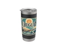 Uruguay Tierra de Playas, Sol y Tradición Vaso térmico de acero inoxidable de doble pared