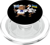 Uruguay Ucrania Raíces Bandera Uruguaya Orgulloso Ucraniano PopSockets PopGrip para MagSafe