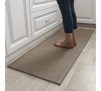 Urukundo Alfombra de Cocina Frente al Fregadero - Antideslizante, Lavable, de Goma y Yute - Lino para Cocina