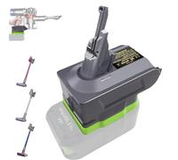 URUN - Adaptador 2 en 1 para batería de Litio Ryobi de 18 V - Convertir a Dyson V7/8 batería de aspiradora de Mano Compatible con V7/8 Animal, Absolute, Motorhead Pro, Trigger