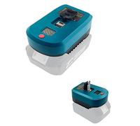 URUN Cargador USB-C de 65 W, 3 A, Cargador rápido para Makita de 18V batería, Adaptador de Cargador de teléfono móvil con Conector USB de 5 V y Conector Tipo C, con Cubierta Antipolvo
