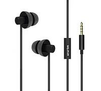 Ururtm Auriculares insonorizados para Dormir, Auriculares Suaves con Aislamiento de Ruido para Dormir, Noche, insomnio, Dormir de Lado, ronquidos, Viajes, meditación y relajación (Negro)