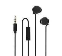 Ururtm Auriculares para Dormir, de Silicona Suave y cómoda, con Aislamiento de Ruido con Tapones para los oídos para Noche, insomnio, Viajes, Deportes, meditación y relajación (Negro)