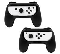 Uryxery Pack de 2 Grip Joy-Con Compatible con Nintendo Switch y Switch OLED, Soporte Ergonómico para Mandos Izquierdo y Derecho, Accesorio para Mejor Agarre, Comodidad y Control