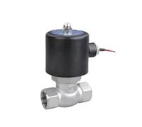 US-15 SS Steam Valve Two Way Two Position Solenoid Valve Pilot Operated Stainless Steel SS304 For Steam Oil Water(US-25-SS G1,DC12V)