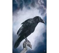 US Academic diary 2025-2026 week to view, student diary with Corvid / Raven / Crow artwork by Sally Sturgess: August 25 - July 26. 108 pages and glossy cover. Perfect gift for student or raven lover