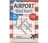 US Airport Word Search Puzzle Book: USA Edition Airport Code Word Searches with Easy to Read Print featuring 3 Letter and 4 Letter Codes | 6x9 inches, ... and Free Times (Airport Codes Series)
