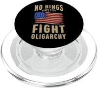 US America No Kings Oligarchy 4th of July Patriotic Vintage PopSockets PopGrip para MagSafe