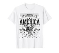 US American Eagle Bandera Americana Patriot USA para Hombre Camiseta