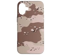 US Army DBDU Camo - Desert BDU - Camuflaje con chispas de Chocolate Carcasa para iPhone 16 Plus